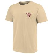 Mississippi State Mascot Overlay Comfort Colors Pocket Tee